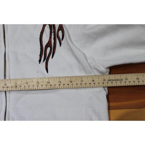 Danica Patrick Sweater Womans Large White Nascar Chase Authentics All Embroider - Picture 7 of 10